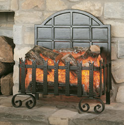 Burley Fires Lyddington Forge Electric Basket Fire