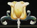 Agnews Tulip Tile Set Green / Yellow<br>