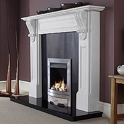 Aurora Fiori Fireplace Surround