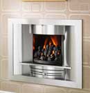 Crystal Fires Emerald Brushed Stainless Interior