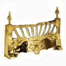 Crystal Fires Menora Brass