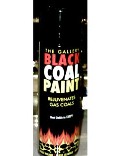 Gallery Fireplaces Black Coal and Fire Paint