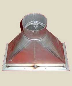 Crystal Fires 5 Inch Gather Hood