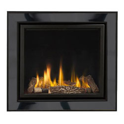 Apex Fires Cirrus X3 HE Black Nickel Hole in the Wall Inset Gas Fire