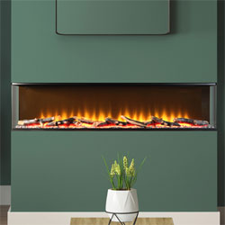 Flare by Be Modern Fires Invision 1250 1-2-3 Sided Electric Fire