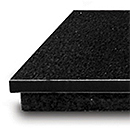 Polished Black Granite Hearth (GAS) HEF282