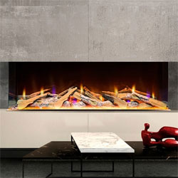 Celsi Electriflame VR 1100 3-Sided Wall Mounted LED Electric Fire