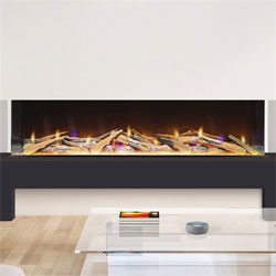 Celsi Electriflame VR 1400 3-Sided Wall Mounted LED Electric Fire