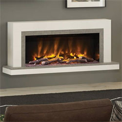 Elgin and Hall Vardo 57 Pryzm Wall Mounted Electric Fireplace Suite