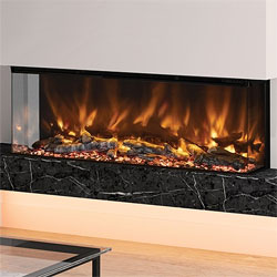 Elgin and Hall Arteon Pryzm 1250 3 Sided Modern Electric Fire