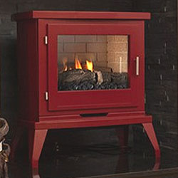 Eko 6030 Burgundy Flueless Gas Stove