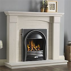 Pure Glow Kingsford Slimline Gas Fireplace Suite