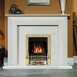 Inferno Fires Prevail Marble Fireplace Surround