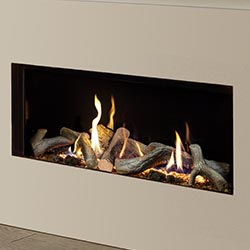 Michael Miller Collection Eden Elite Mk 2 Slimline Trimless Hole in the Wall Gas Fire