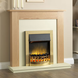 Saturn Fires Howarth Electric Freestanding Fireplace Suite
