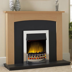 Saturn Fires Lumley Electric Freestanding Fireplace Suite