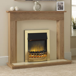 Saturn Fires Windsor Electric Freestanding Fireplace Suite