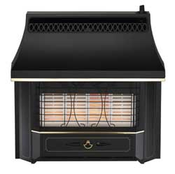 Valor Fires Black Beauty Radiant Outset Gas Fire